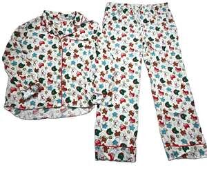Wondershop Womens L Flannel Pajama Set Polar Bear Christmas 2pc 100% Cotton